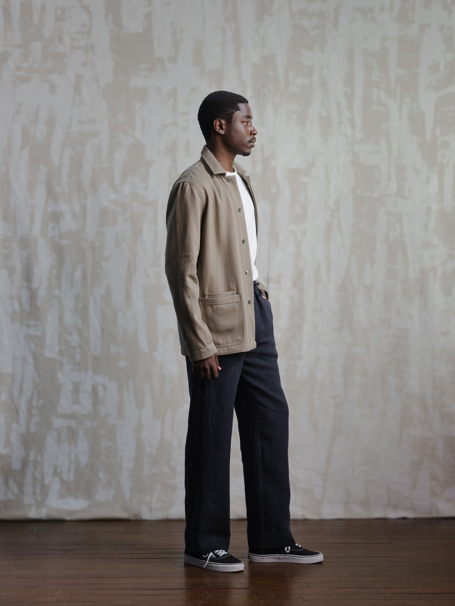 Olive Modified Khadi Field Jacket