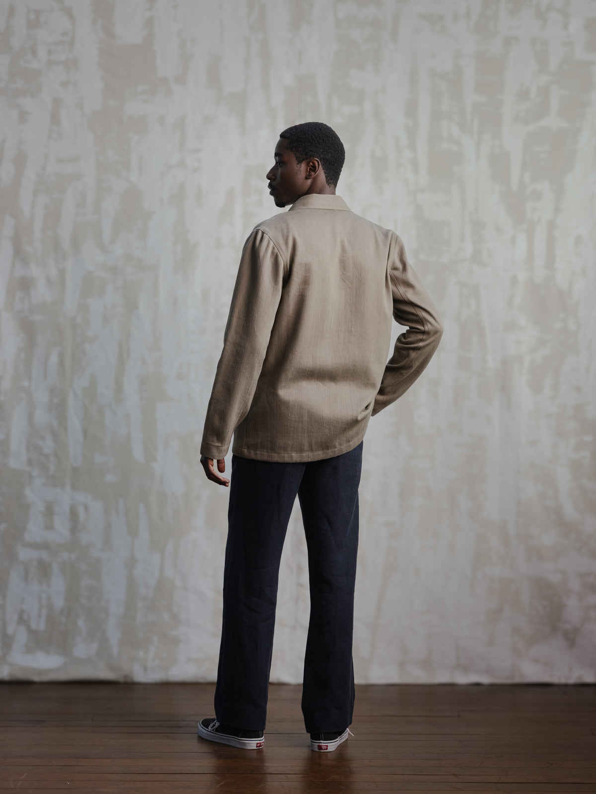 Olive Modified Khadi Field Jacket
